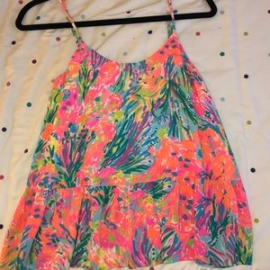 Lilly Pulitzer patterned tank top